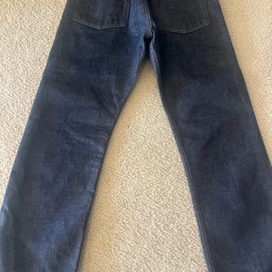 Naked and Famous Jeans sz 34 True Guy Dirty Fade Denim. Factory inseam 30"